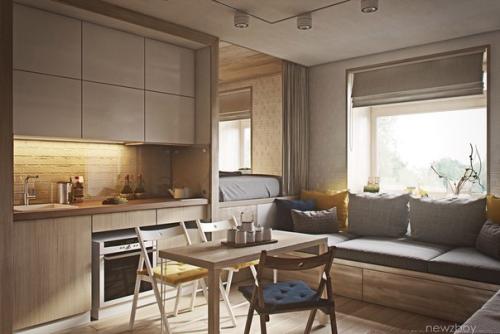 Эта квартира в 30 с небольшим квадратных метров выглядит как номер в отеле. 03