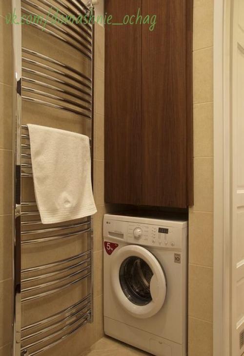 Как пристроить стиральную машину. 07