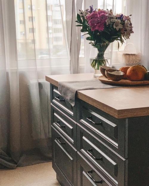 Уютная скандинавская кухня 19 кв. 04