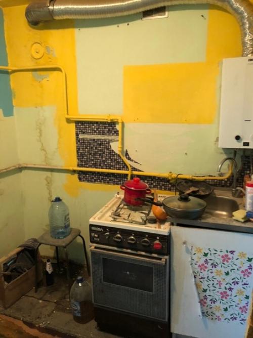 Кухня в хрущевке 5 м. первый опыт в ремонте своими руками. 03