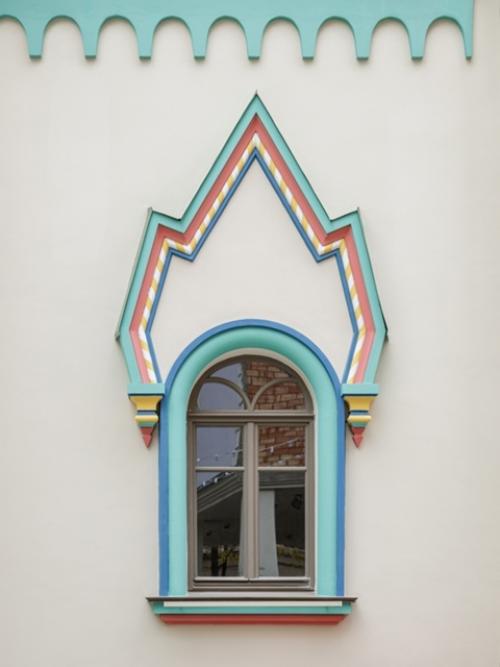 Минутка хороших новостей/ в Москве отреставрировали фасад дома архитектора Владимира Шервуда - создателя исторического музея на красной площади. 03