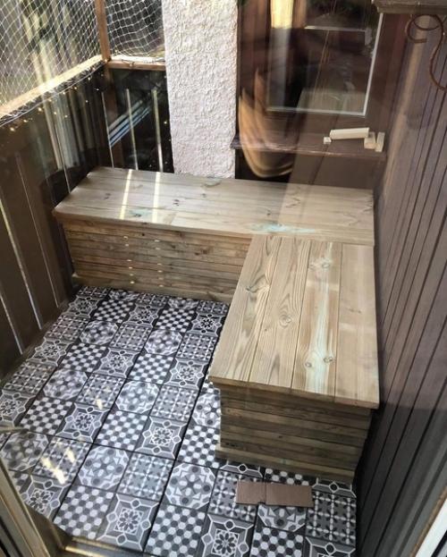 Наш балкон - это маленькая жемчужина дома. 07