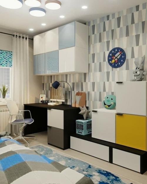 Очень понравился такой проект детской. 05