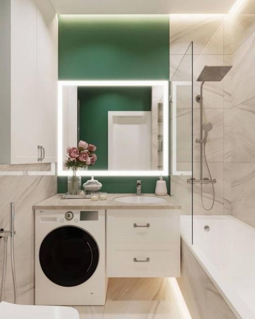 Дизайн - проект квартиры в нежной цветовой гамме. 07