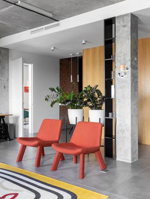 Лофт с характером и яркими акцентами. 02