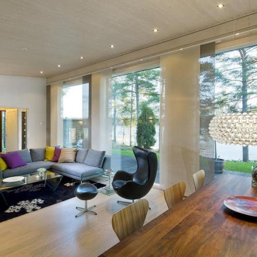 И ещё один загородный дом + планировка. 04