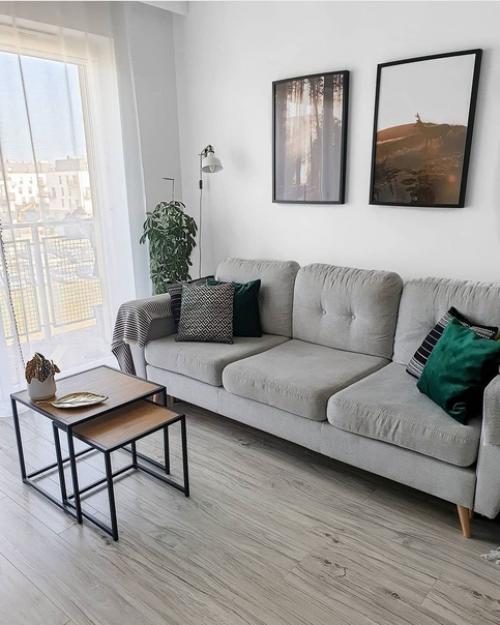 Уютный скандинавский интерьер в небольшой квартире. 03