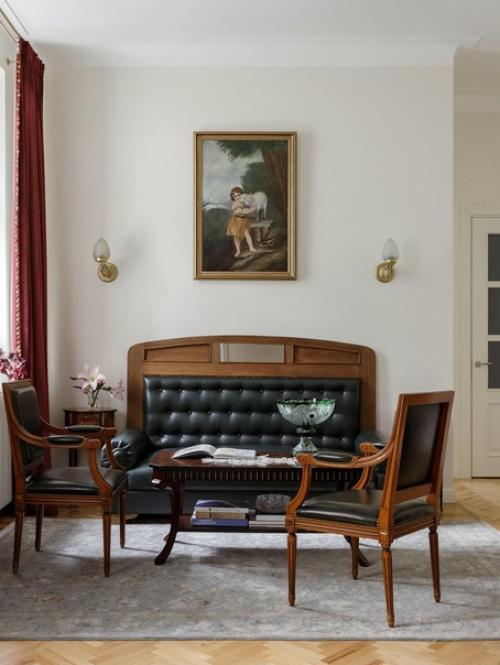 Реализованный интерьер квартиры, площадью 71 кв. 05