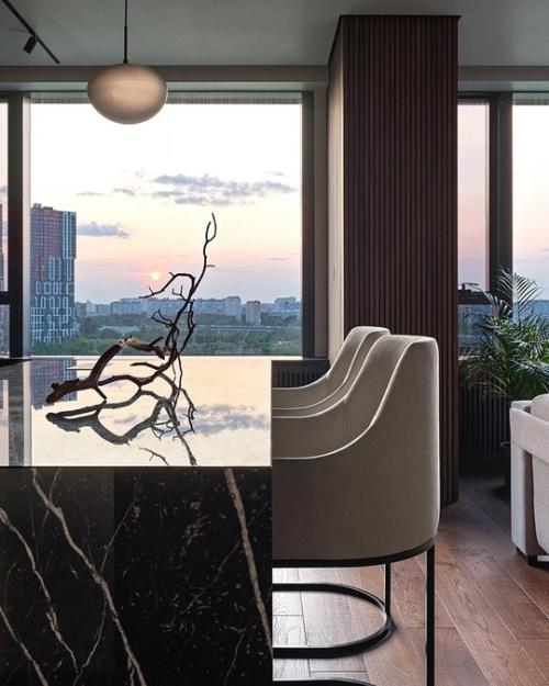 Реализованный интерьер квартиры, площадью 76, 4 кв. 03