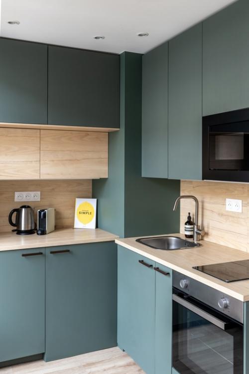 Интерьер компактной квартиры - студии 25 м 2 в Париже, Франция. 08