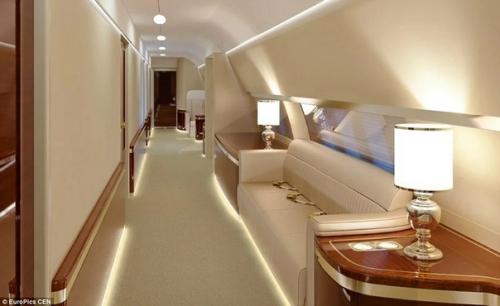 Как выглядит внутри самолет путина? 04