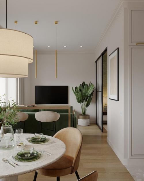 Проект перепланировки 1-комнатной квартиры в студию 44 кв. 06