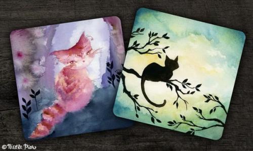 Кошки на рисунках Nicole Piar. 06