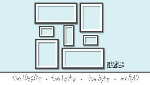 Способы красиво разместить фотографии.