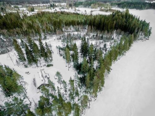 Бревенчатая энергоэффективная вилла в Финляндии. 01