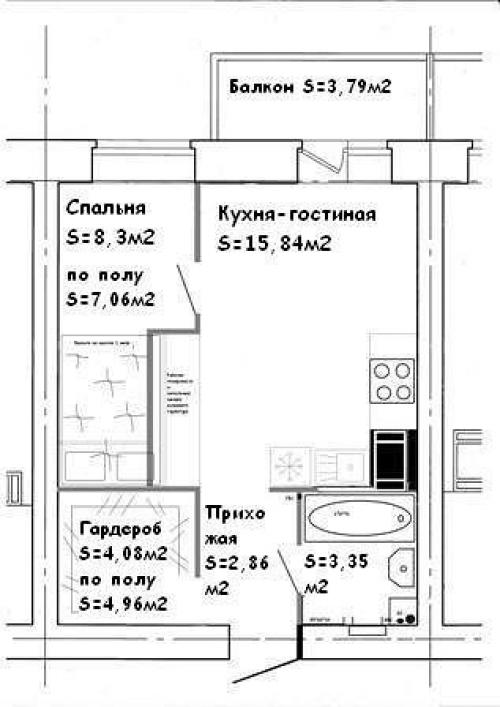 33 кв.  Метра в Санкт-петербурге. 09