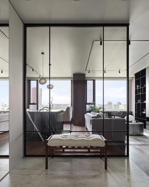 Реализованный интерьер квартиры, площадью 76, 4 кв. 02