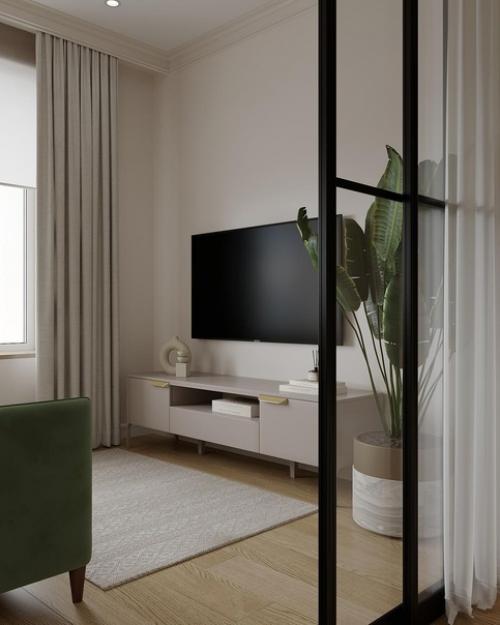 Проект перепланировки 1-комнатной квартиры в студию 44 кв. 08