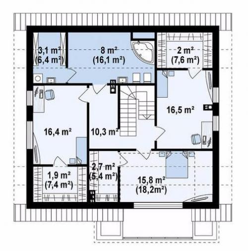 Типовой проект жилого дома. 08