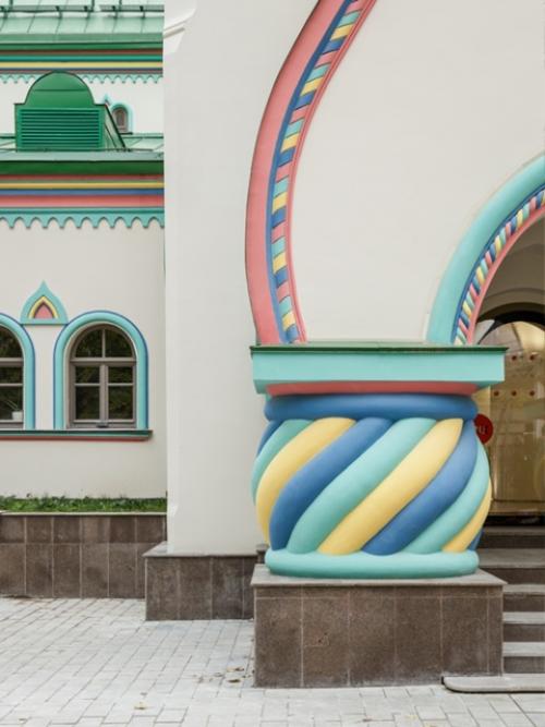 Минутка хороших новостей/ в Москве отреставрировали фасад дома архитектора Владимира Шервуда - создателя исторического музея на красной площади. 02