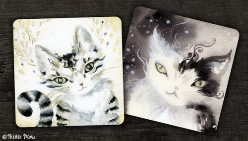 Кошки на рисунках Nicole Piar. 05