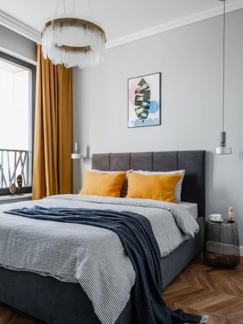 Реализованный интерьер квартиры, площадью 37 кв. 03