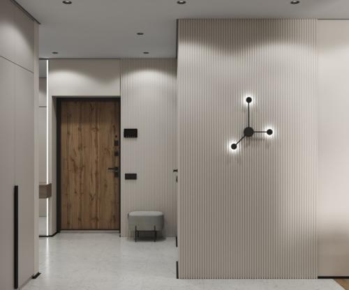 Дизайн двухкомнатной квартиры 57 кв. 07