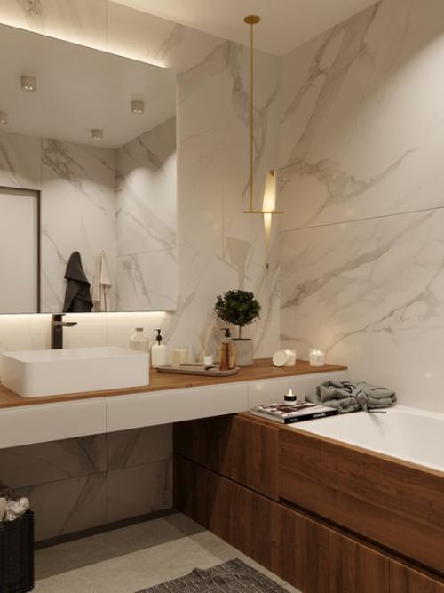 Dark Line - дизайн - проект интерьера трёхкомнатной квартиры (80 м 2) в современном стиле контемпорари, Новосибирск. 07