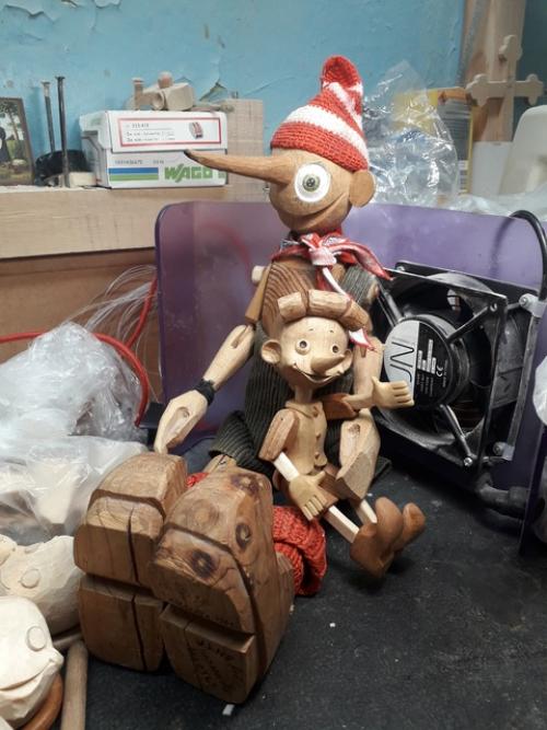 Он приехал!  Буратино Виктора назарити 1995 года рождения. 05