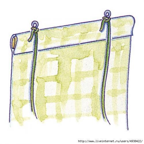 Рулонная штора на пластиковое окно. 04