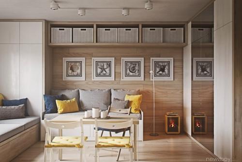 Эта квартира в 30 с небольшим квадратных метров выглядит как номер в отеле. 07