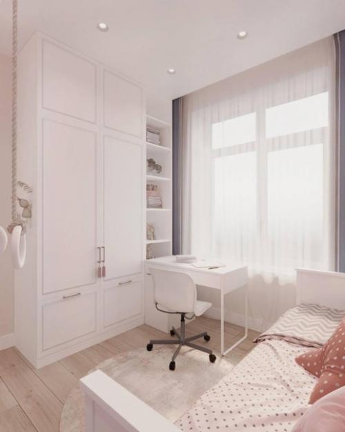 Дизайн - проект квартиры в нежной цветовой гамме. 05