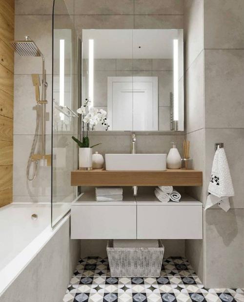 Проект ванной комнаты 3, 7 кв. 01