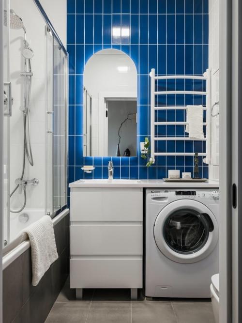 Реализованный интерьер квартиры, площадью 37 кв. 05