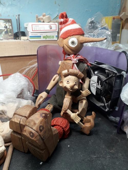 Он приехал!  Буратино Виктора назарити 1995 года рождения. 07