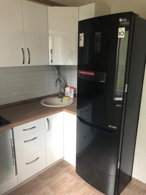 Кухня в хрущевке 5 м. первый опыт в ремонте своими руками. 06