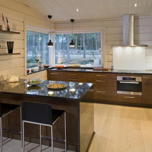 И ещё один загородный дом + планировка. 05