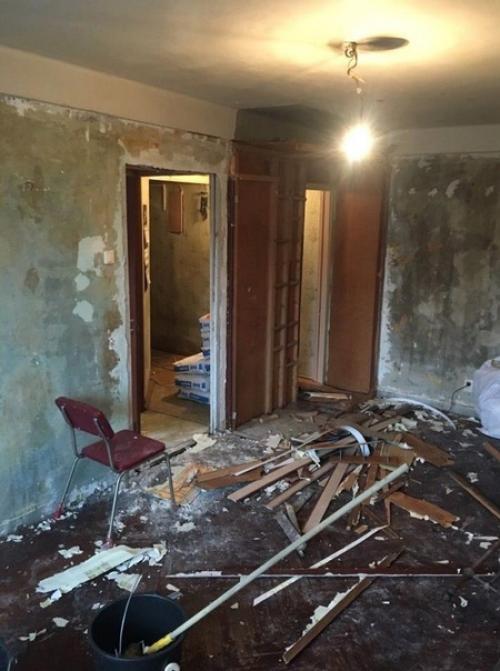 Процесс капитального ремонта. 01