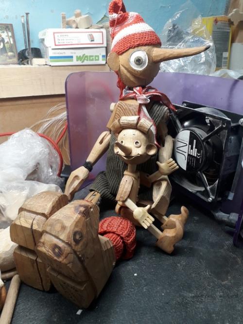 Он приехал!  Буратино Виктора назарити 1995 года рождения. 06