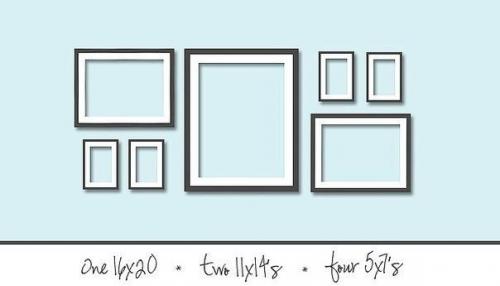 Способы красиво разместить фотографии. 04