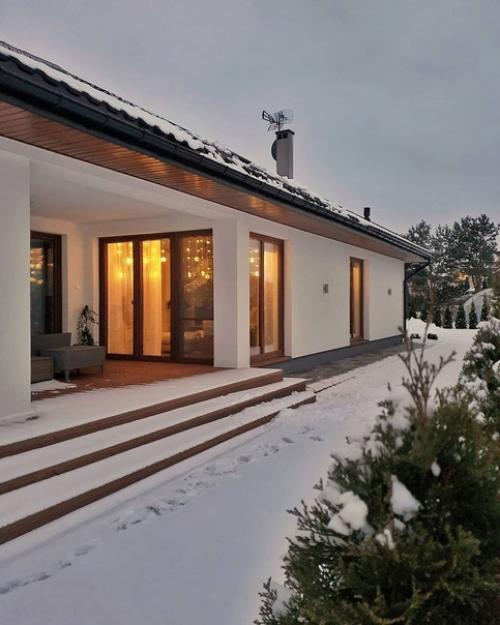 Интерьер частного дома в светлой расцветке. 09