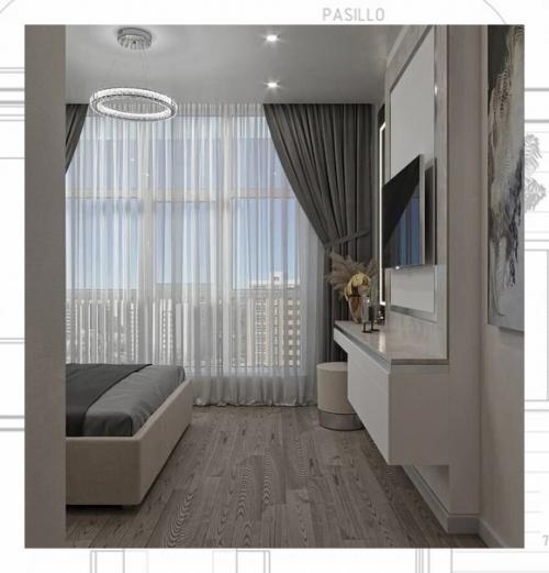 Самый универсальный способ, который оригинально дополняет интерьер спальни. 04