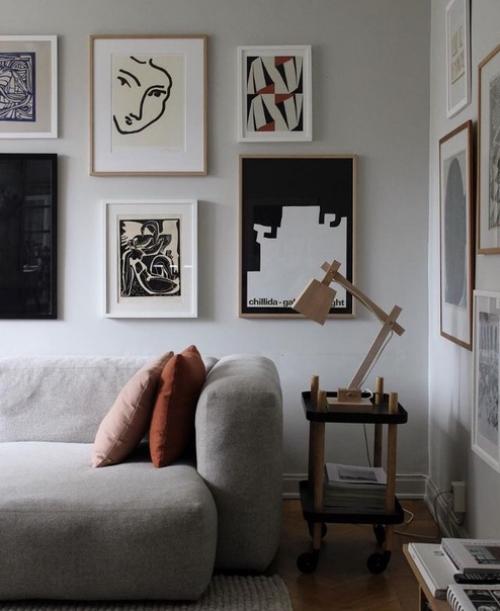 Правила размещения картин и постеров, благодаря которым ваш интерьер станет ещё более гармоничным. 03