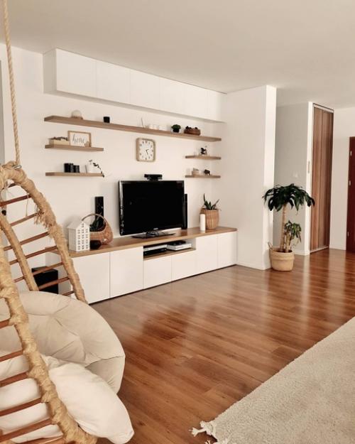 Интерьер частного дома в светлой расцветке. 04