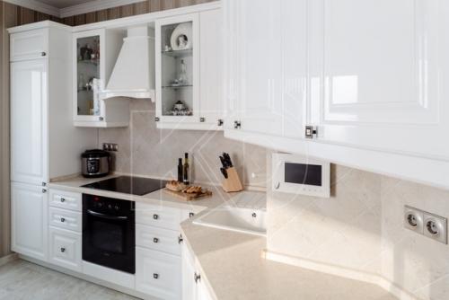 Кухни наших клиентов кухня айвори глянец. 02