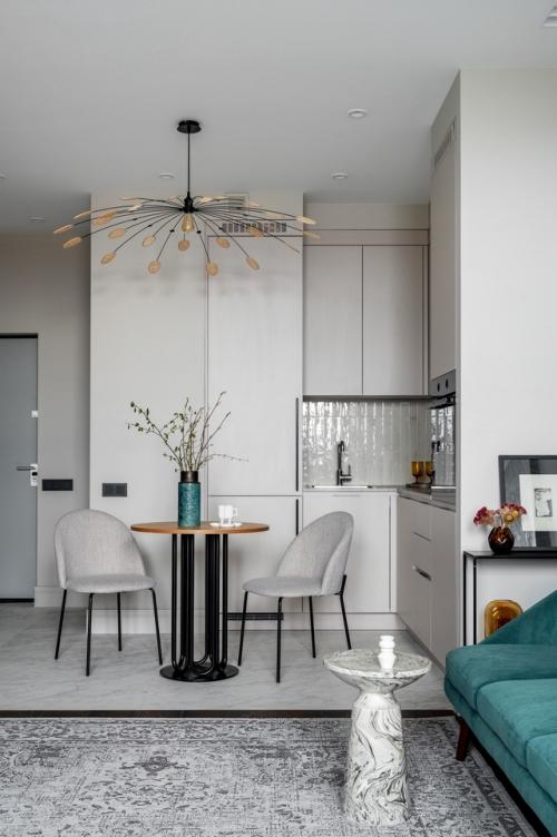 Гармоничный интерьер 1-комнатной квартиры 42, 6 м 2 в Москве. 05