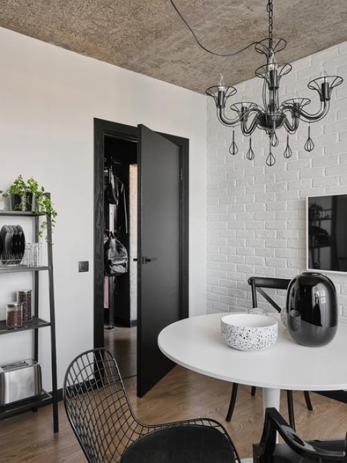 Брутальный интерьер 1-комнатной квартиры 36 кв. 06