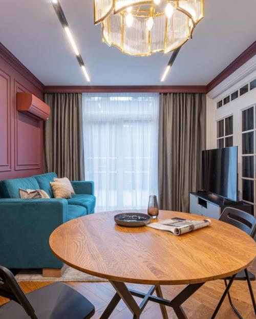 Реализованный интерьер кухни - гостиной от Ксении Васильевой. 05