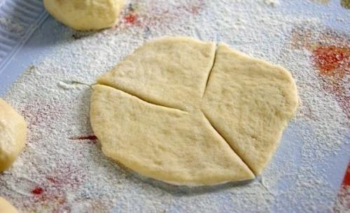 Булочки Розочки с творогом. 05