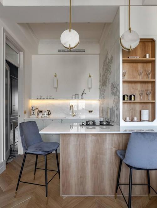 Интерьер квартиры в стиле современной классики.